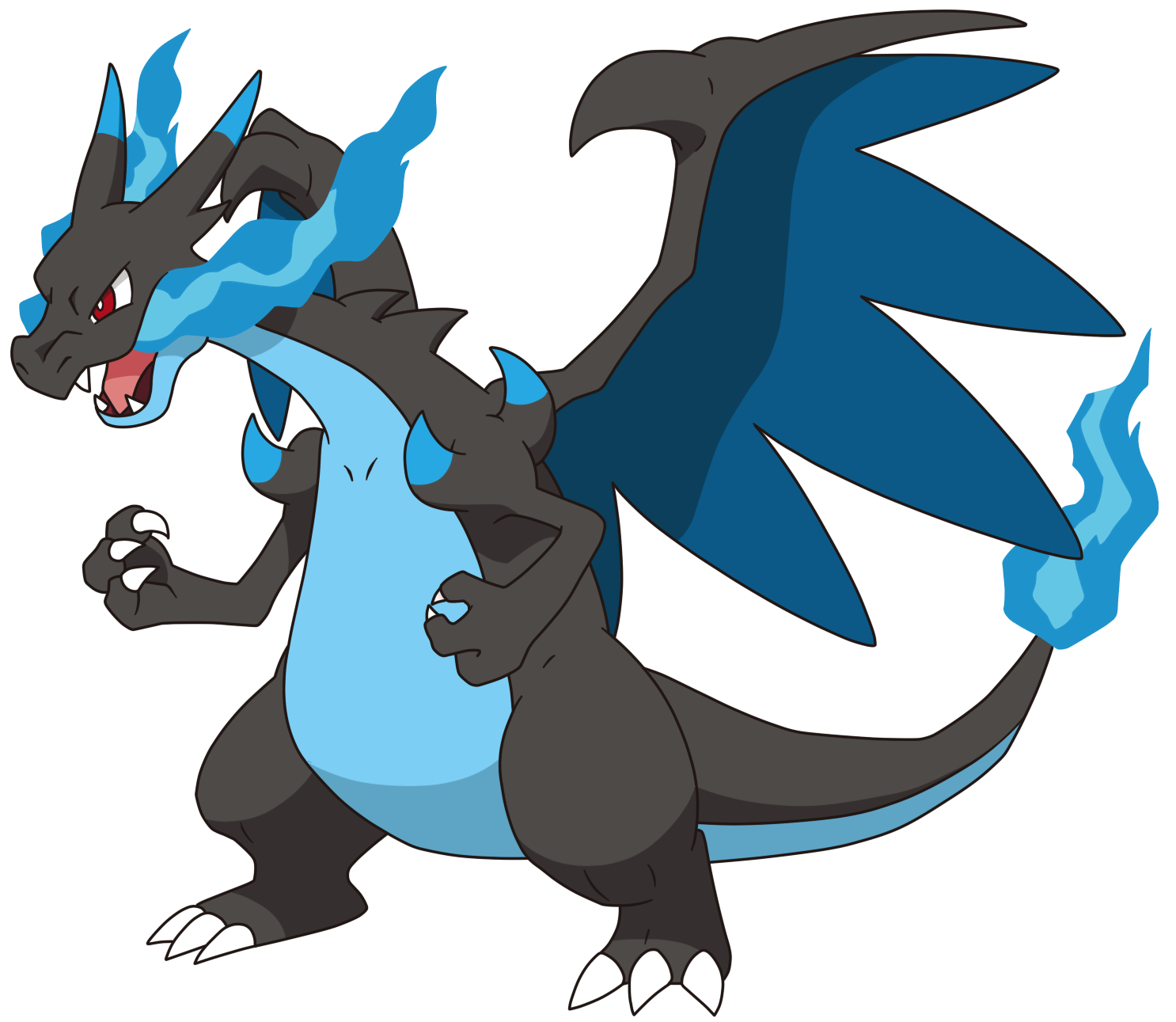 006-Mega Charizard X by Tzblacktd on DeviantArt