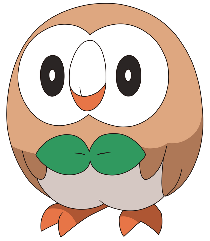 ROWLET ANIME ARTWORK by Tzblacktd on DeviantArt