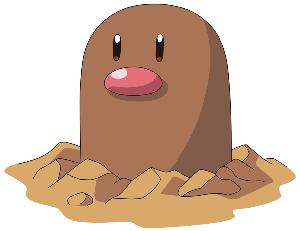 050-Diglett by Tzblacktd on DeviantArt