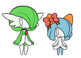 Airalin and Serene Chibis