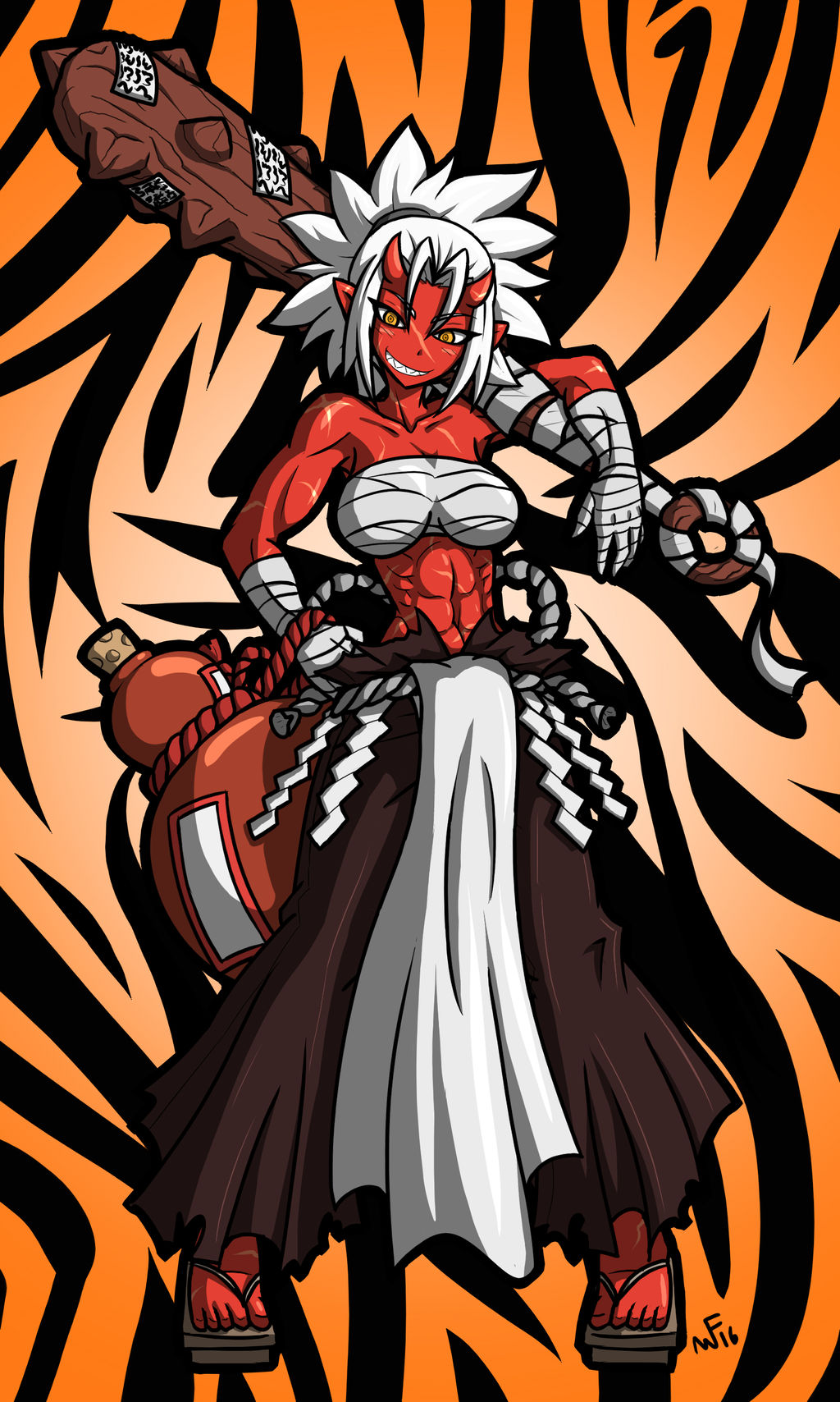 Red Oni Rairaku by RakkuGuy on DeviantArt