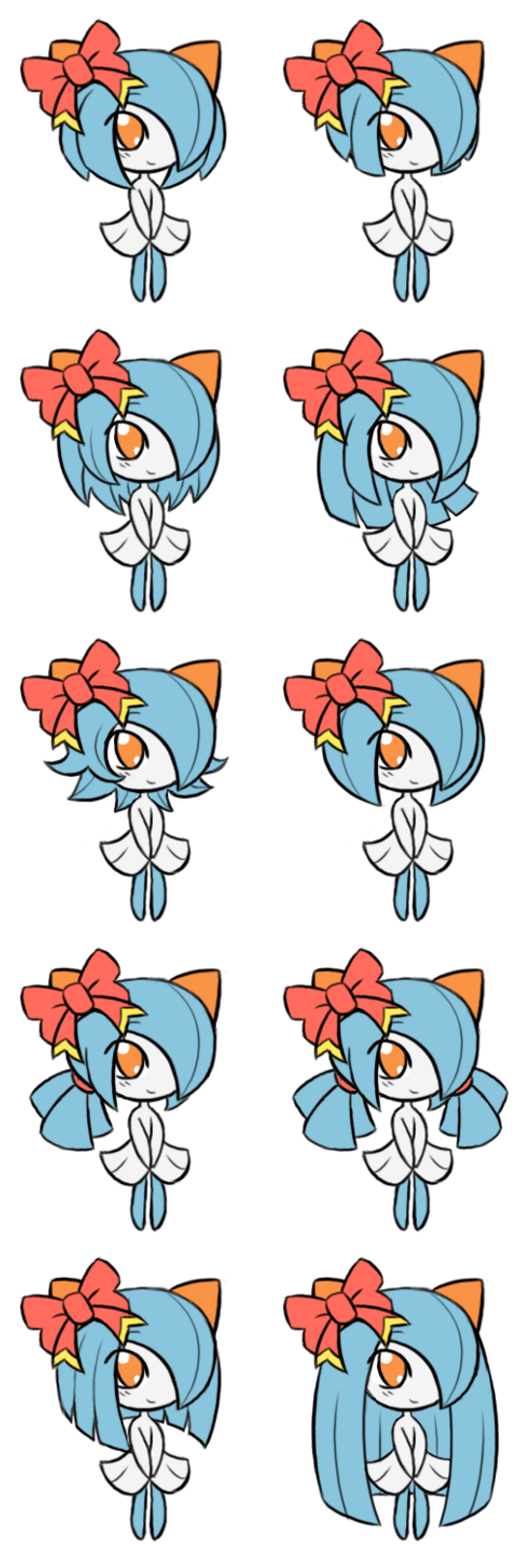 Kirlia Hairstyles