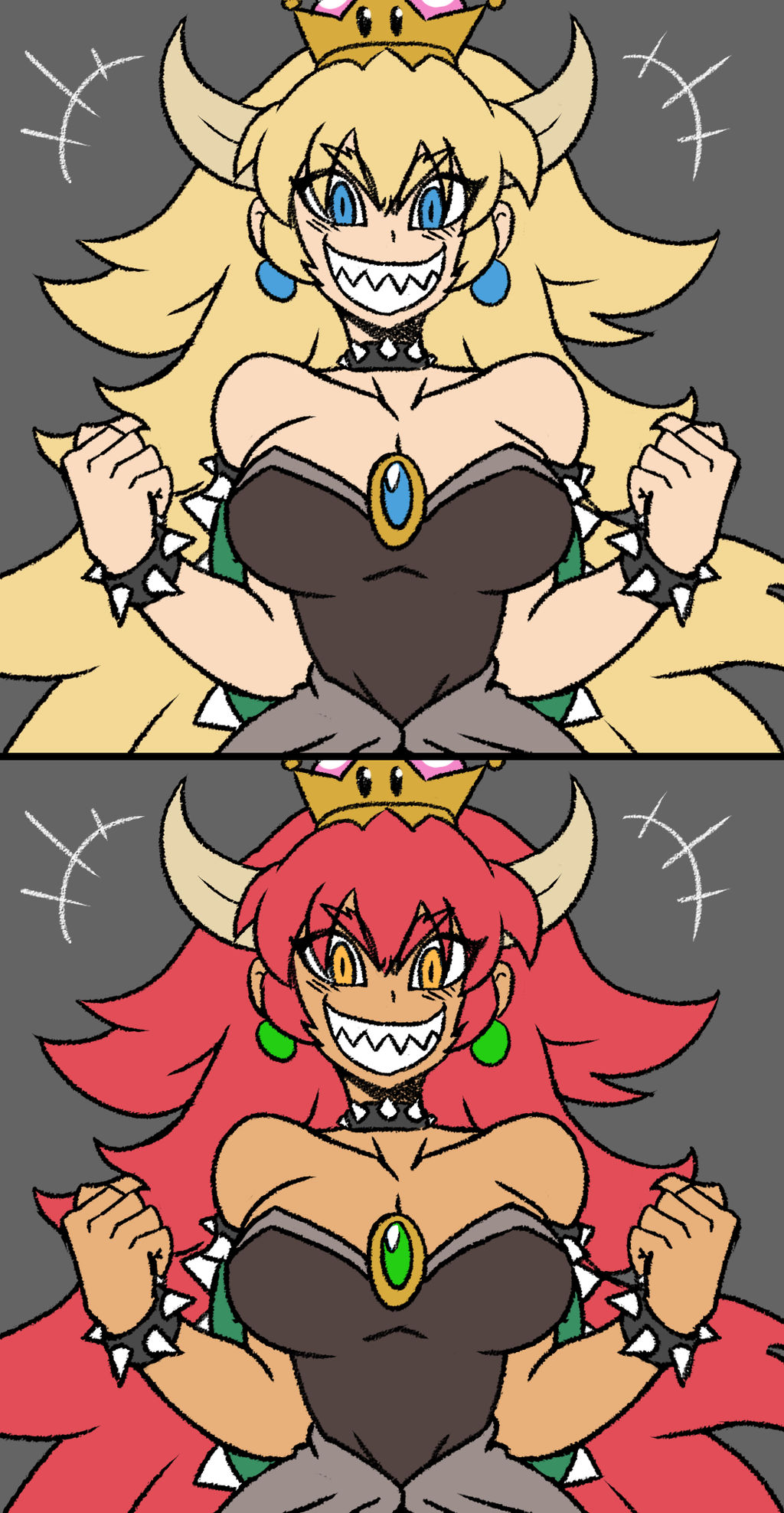 Bowsette by RakkuGuy