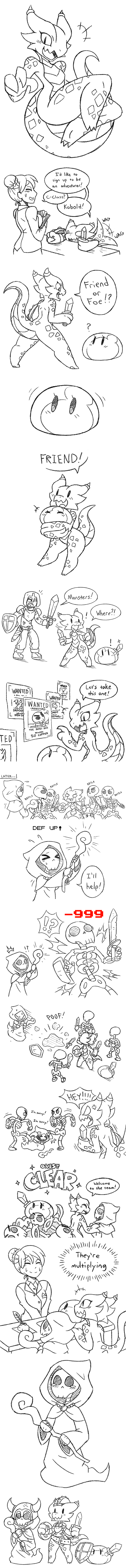 Coal Comic Idea Sketches by RakkuGuy