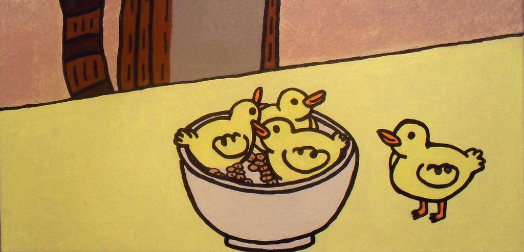 Duck Cerial Baby Duck Cereal by lifeinacemetery on DeviantArt