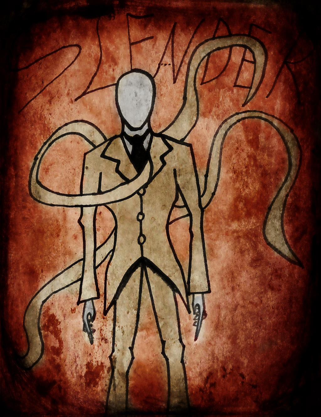 Slender Drawing by Jesterface82 on DeviantArt