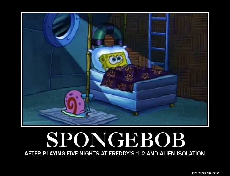 Sponebob played FNAF and AI