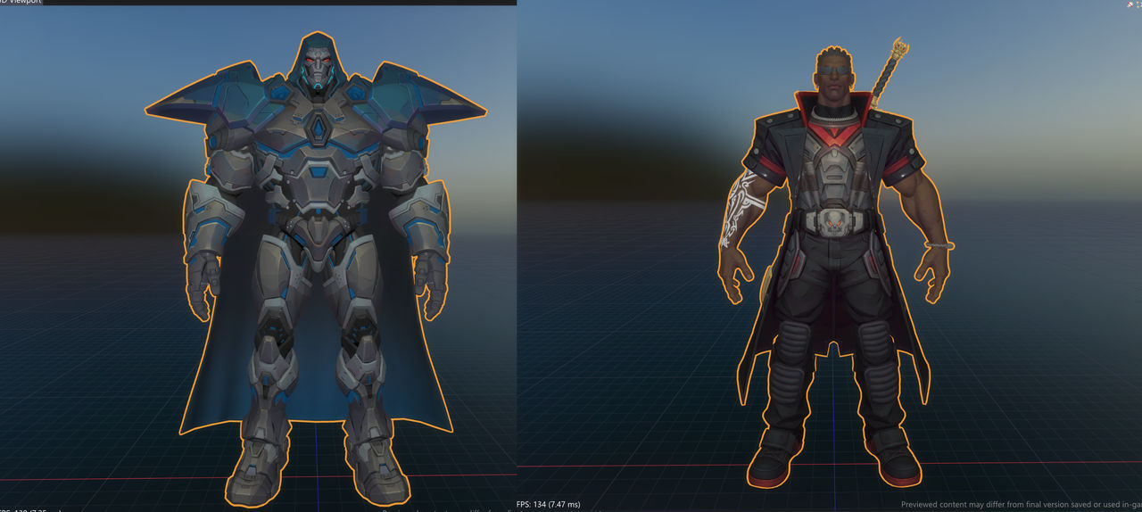 Marvel Rivals 3D Models NPC Blade Doctor Doom 2099 by jackceck on ...