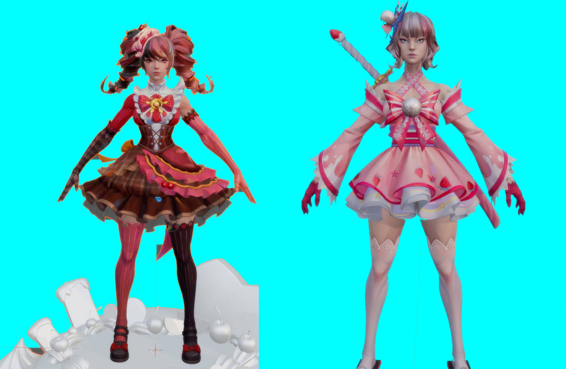 Marvel Rivals 3D Models Cake Luna and Psylocke by jackceck on DeviantArt Marvel Rivals 3D Models Cake Luna and Psylocke by jackceck on DeviantArt