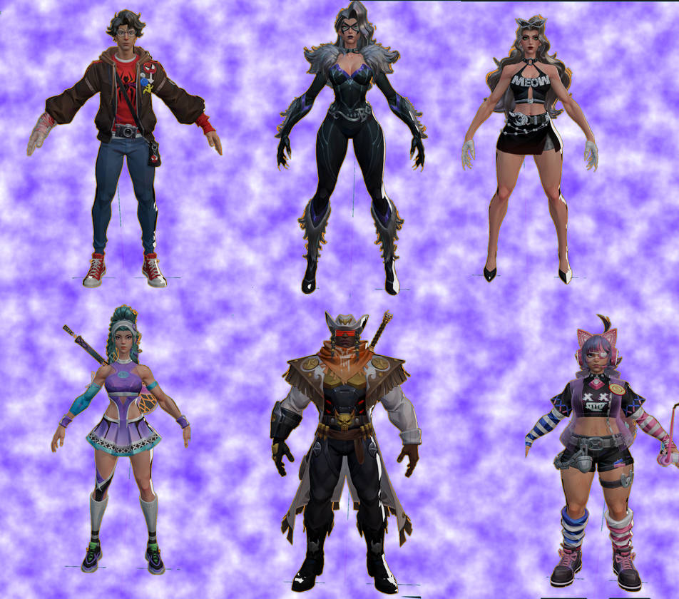 Marvel Rivals Models Over Detailed Marvel Rivals 3D Models Black Cat + Season 7.5 by jackceck on DeviantArt
