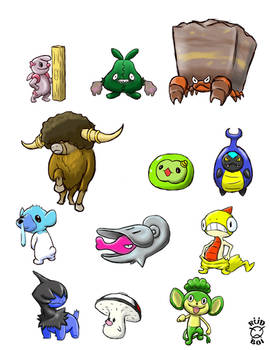 Isshu Pokemon Doodles_2