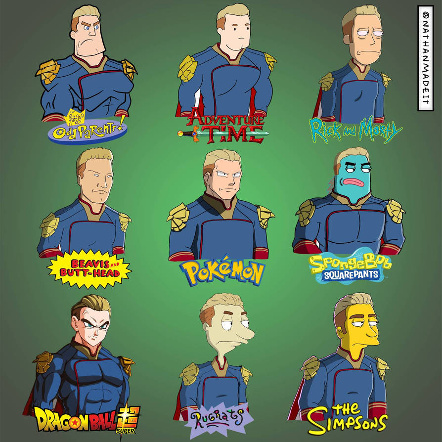 Homelander Custom Dunks Homelander in 9 Different Styles by nathanmadeit on DeviantArt
