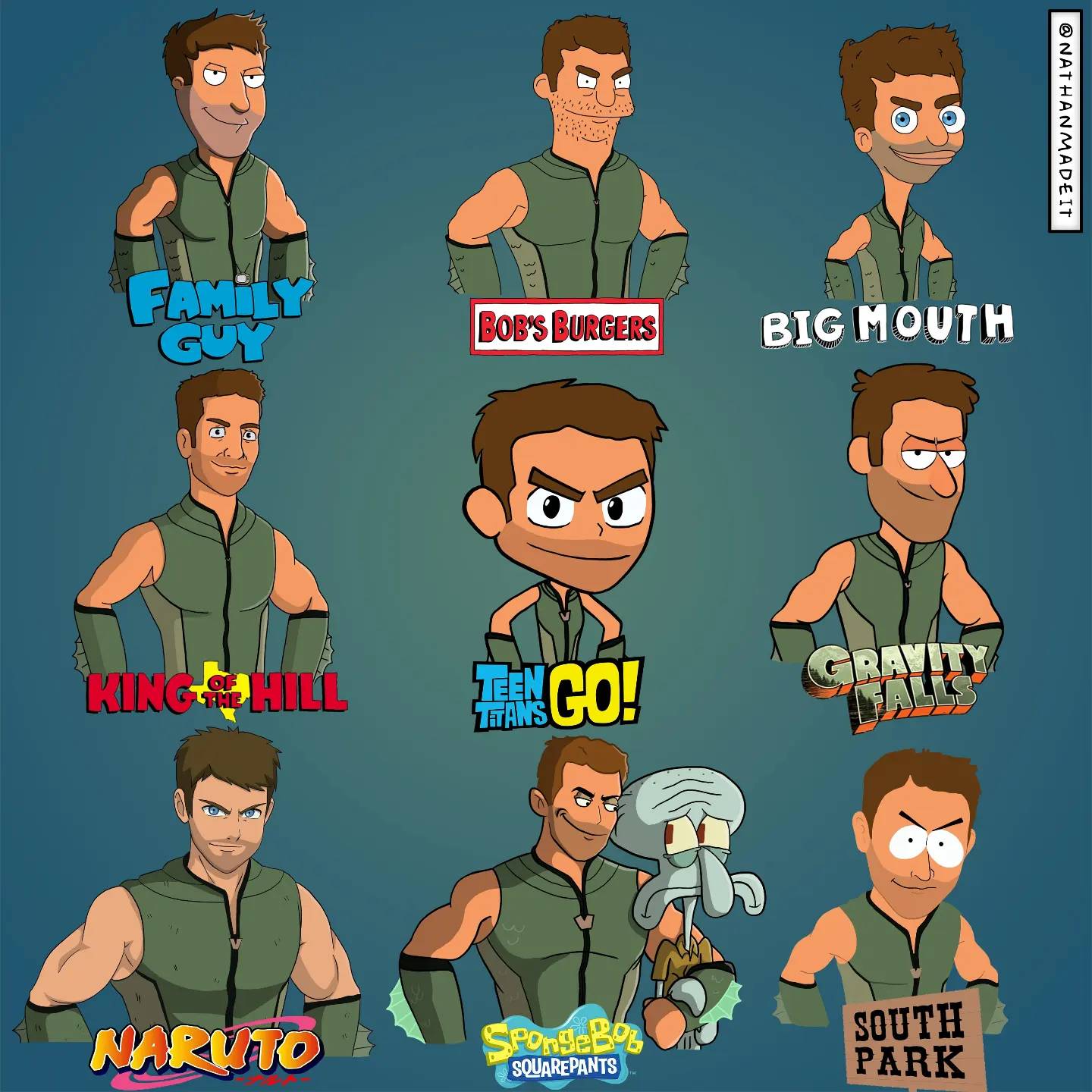 The Deep in 9 Different Art Styles! by nathanmadeit on DeviantArt