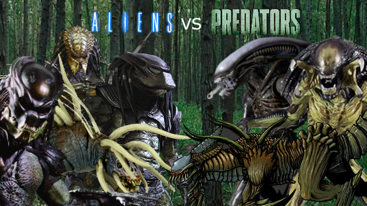 ALIENS VS PREDADOR !! by octopusdesenhos on DeviantArt