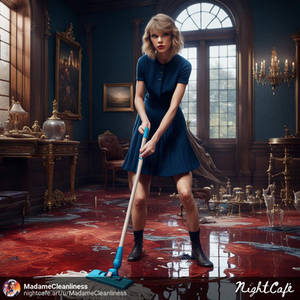 Taylor swift cleaning floor II