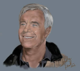 George Peppard Airbrush Style