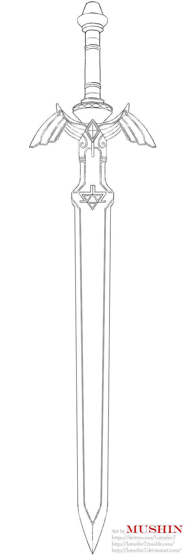 Master Sword Redesign By Lotusfire7 On DeviantArt
