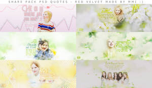 Share PSD Quotes - Red Velvet