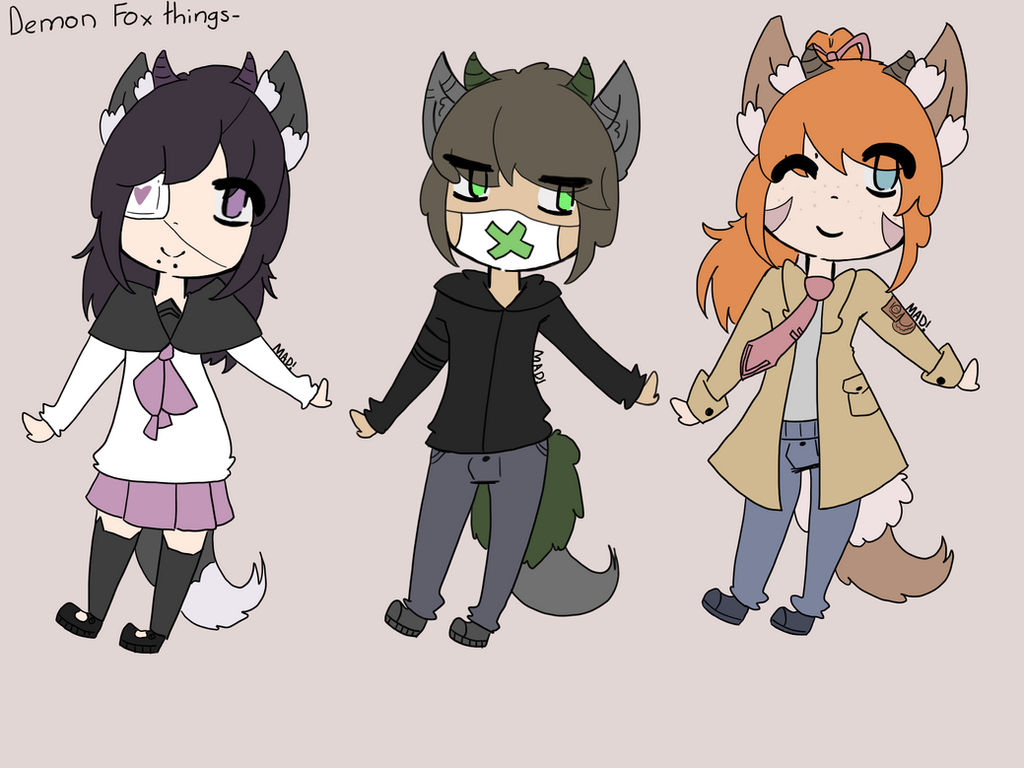 Demon Fox Roses Demon Foxes -Adopts- -OPEN- by NOTMinniMad on DeviantArt