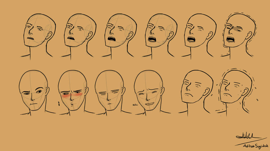 Expressions Drawing Lesson Number 1 by Adibah87 on DeviantArt