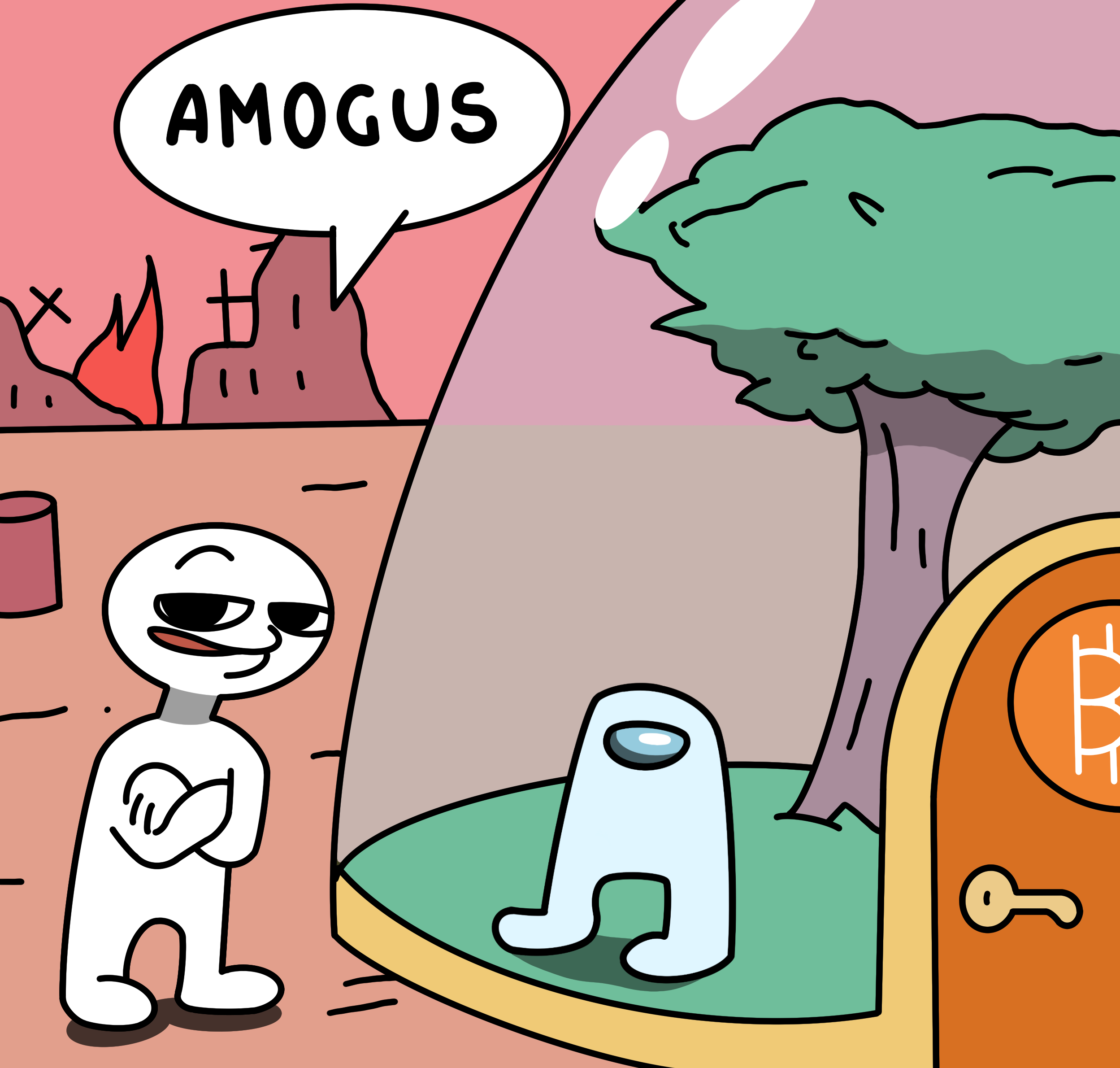 New Amogus - Old Amogus (meme) by LilacTuba on DeviantArt