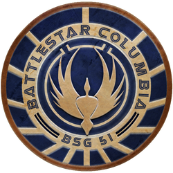 Battlestar Columbia Emblem