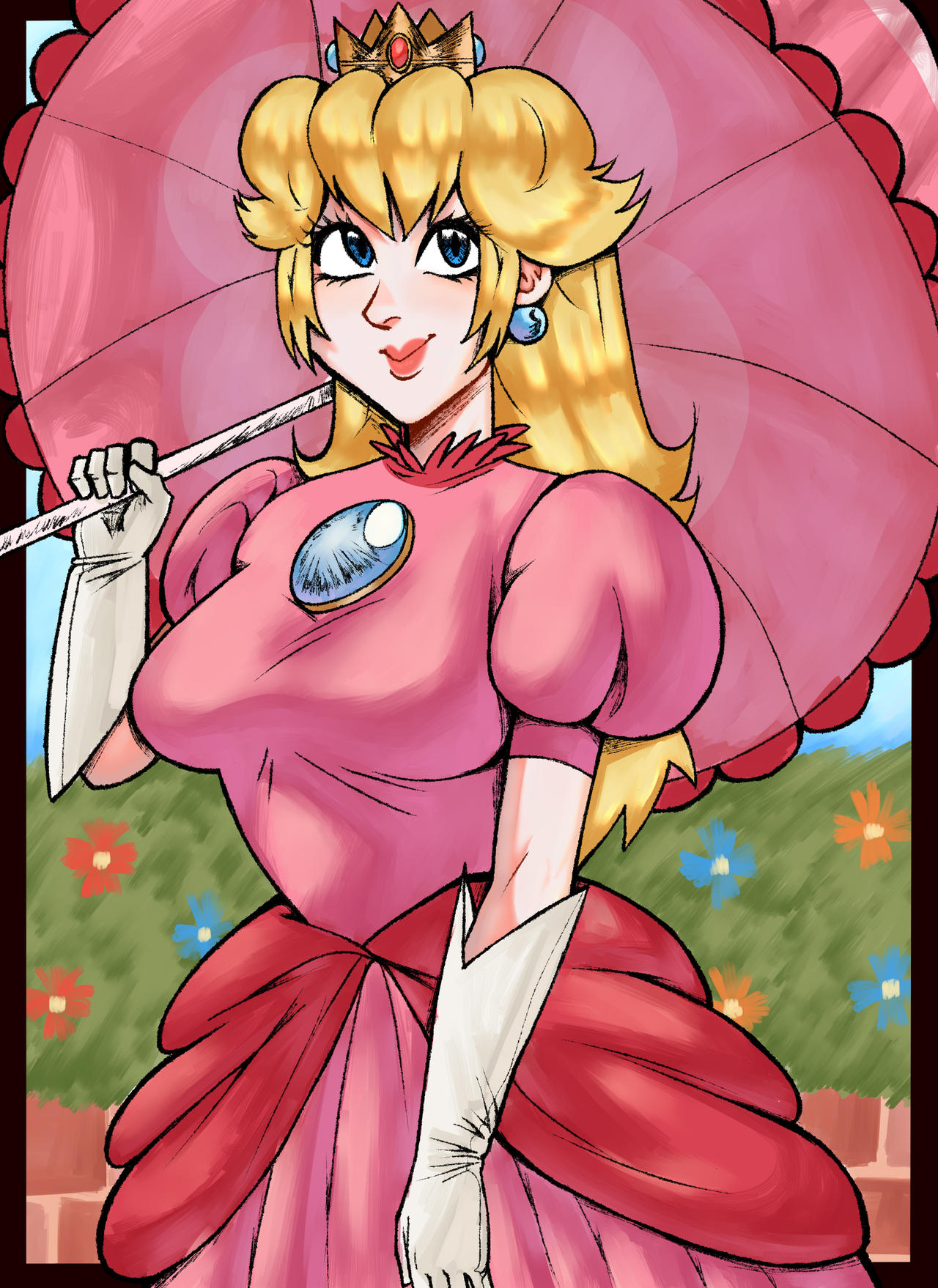 Toadstool Cora Toadstool Princess Portrait by raginghydra on DeviantArt