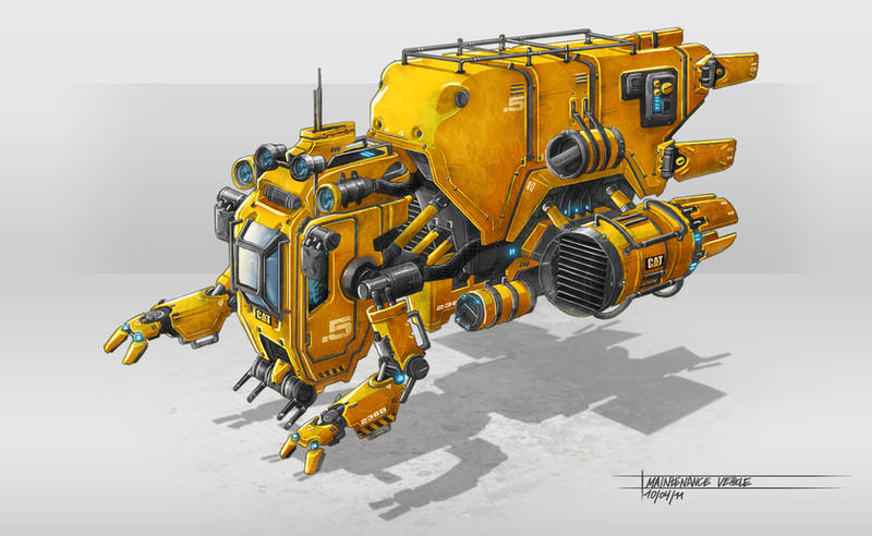 Machine by TheUncannyKen on DeviantArt
