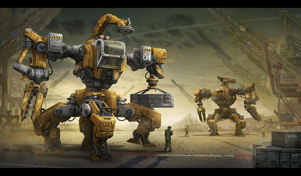 Multi Purpose Mech by TheUncannyKen on DeviantArt