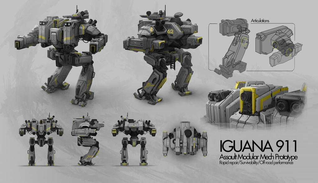 Mech Reference Model Sheet Mech Modelsheet 2 by TheUncannyKen on DeviantArt