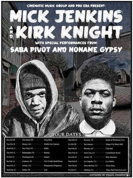 Mick Jenkins X Kirk Knight Tour Poster