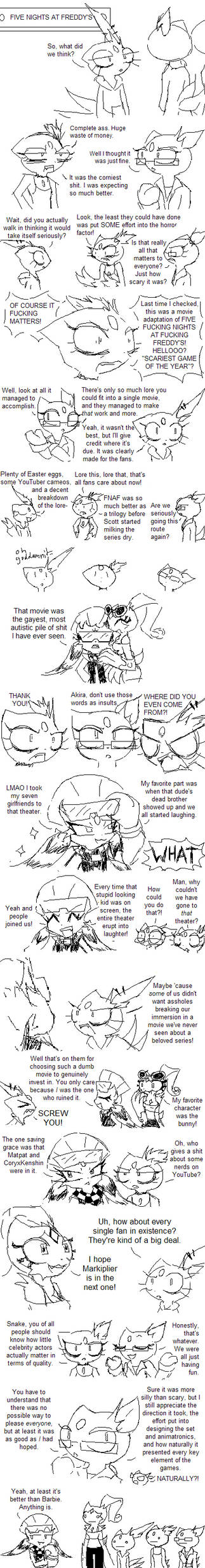 Snake Max Snake, Max, and Min discuss the FNAF movie by Jay-javacad0 on DeviantArt