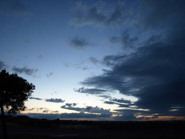 Shoreline sky