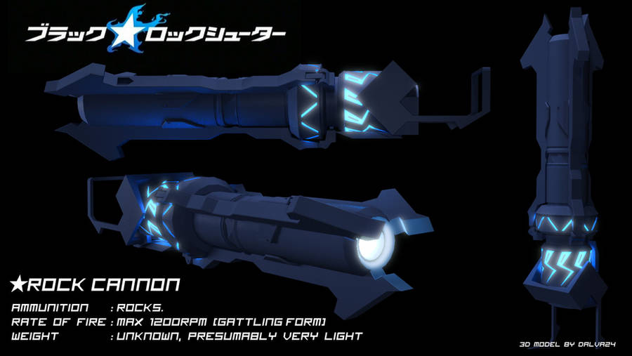 Rock Cannon - Black Rock Shooter by Dalva24