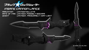 Insane Cannon Lance - Black Rock Shooter