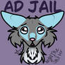 Twitch Emote-Sticker AD JAIL