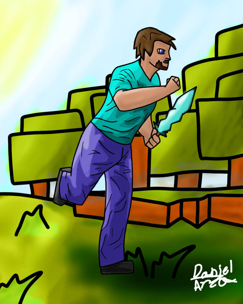 Minecraft Steve Post Steve from minecraft by danielarza453 on DeviantArt