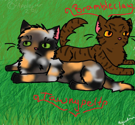 Brambleclaw And Tawnypelt By Applefur On DeviantArt brambleclaw-and-tawnypelt-by-applefur-on-deviantart