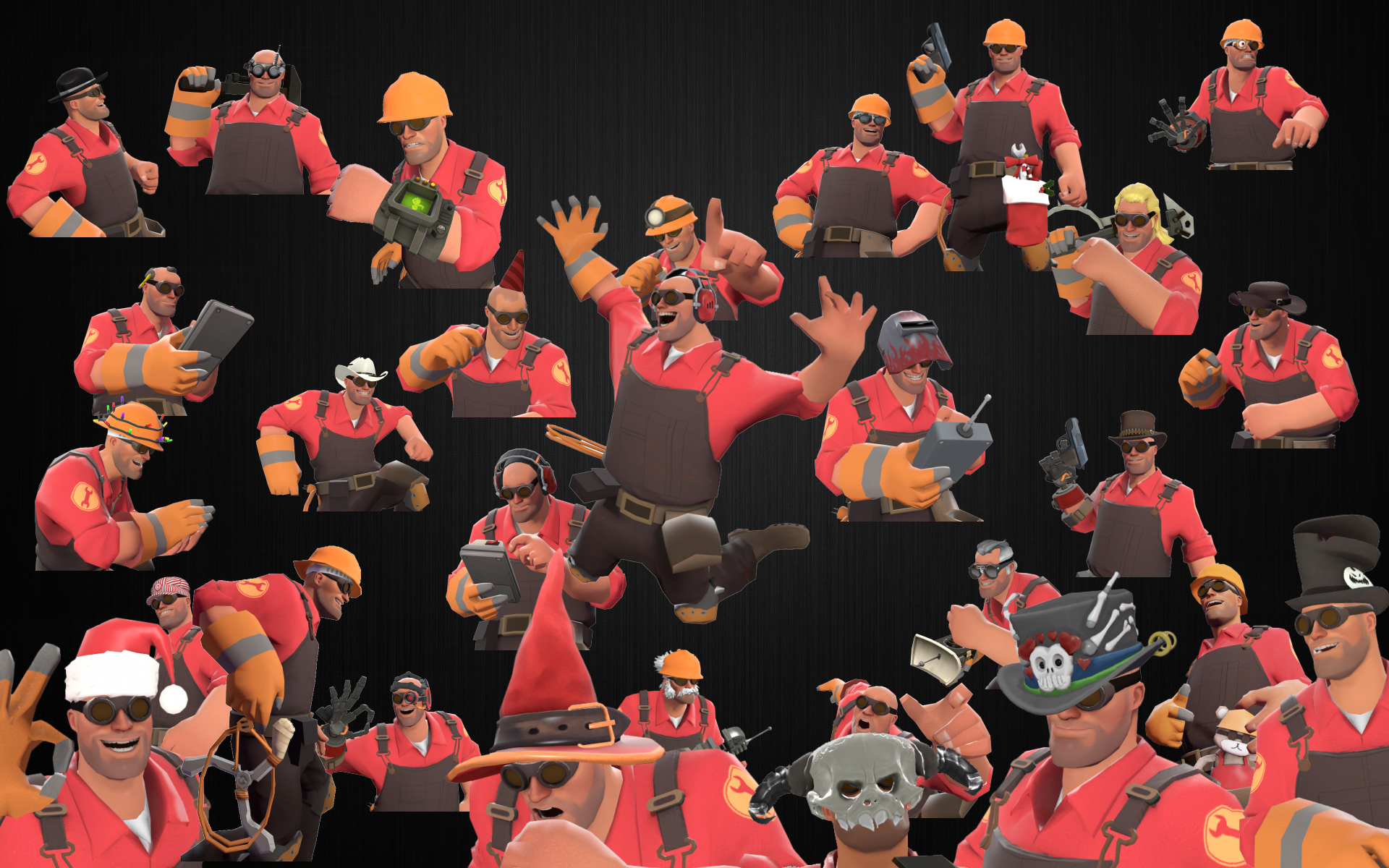 Tf2 Engineer Color TF2-Engineer Wallpaper by Nnoitra1 on DeviantArt