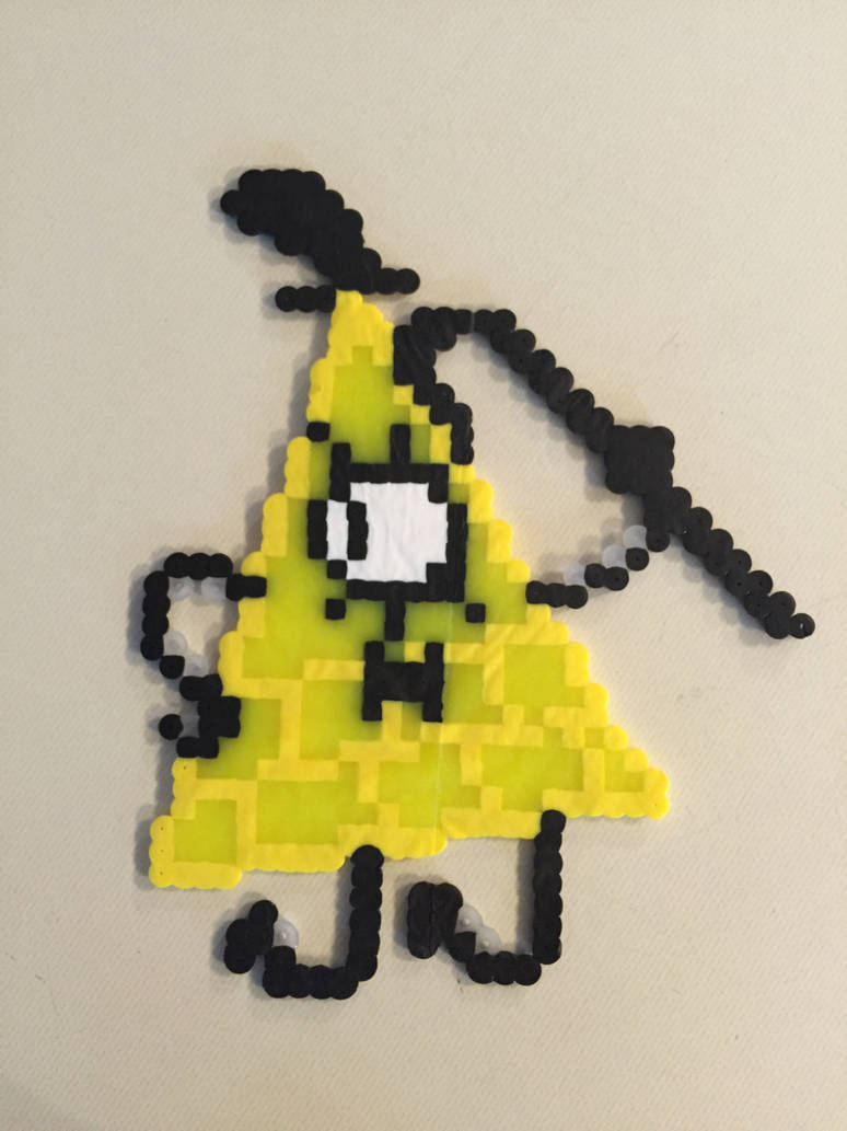 Perler bead Bill cipher by Manakete-Queen on DeviantArt