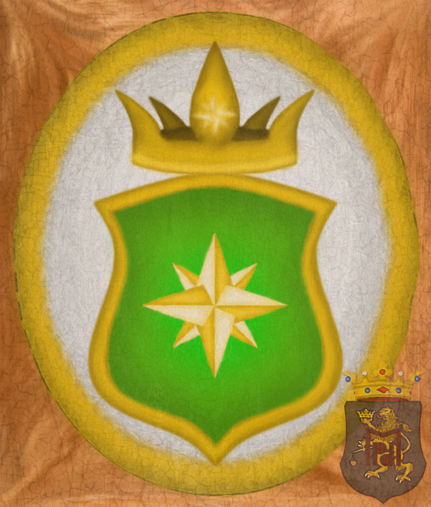 Coat of arms with 8 pointed star