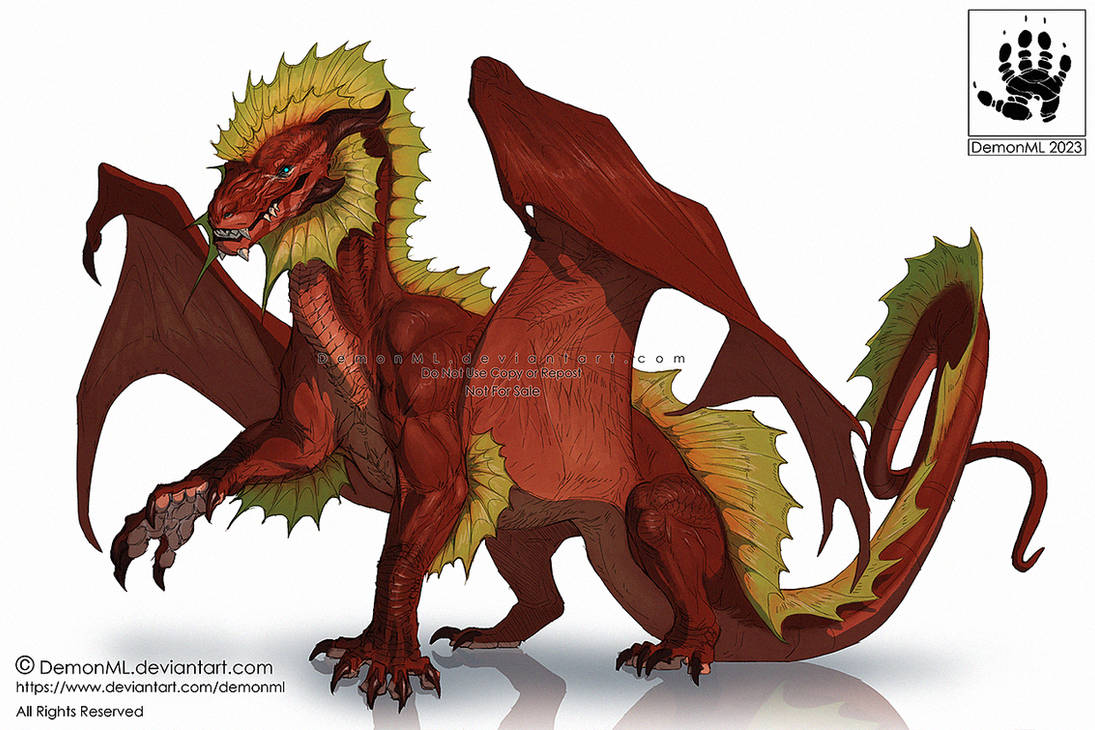 Just A Regular Dragon by DemonML on DeviantArt