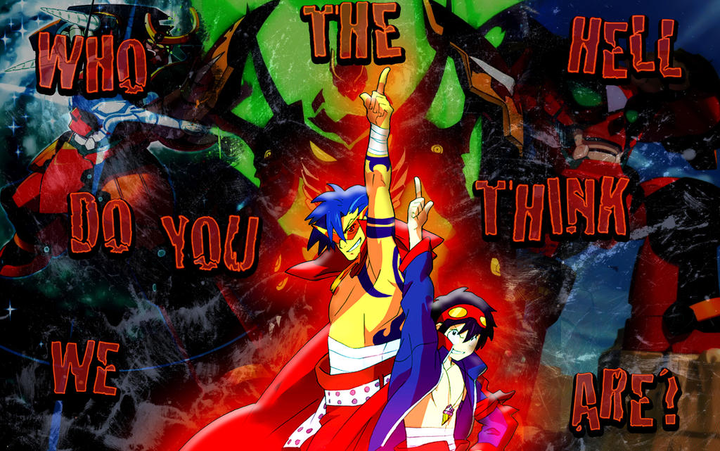 TENGEN TOPPA GURREN LAGANN-Render by KatiaTrois on DeviantArt