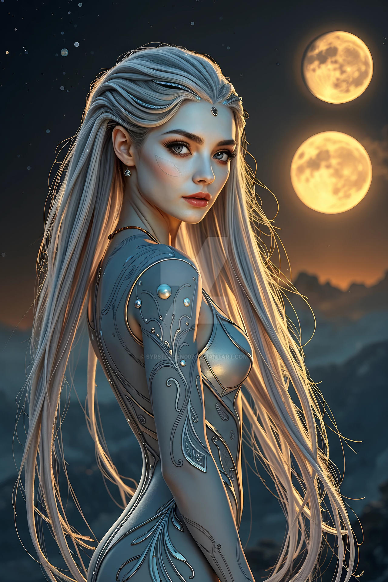 Female Alien Races Deviantart Another Stunning Female Alien by SyrStephen007 on DeviantArt