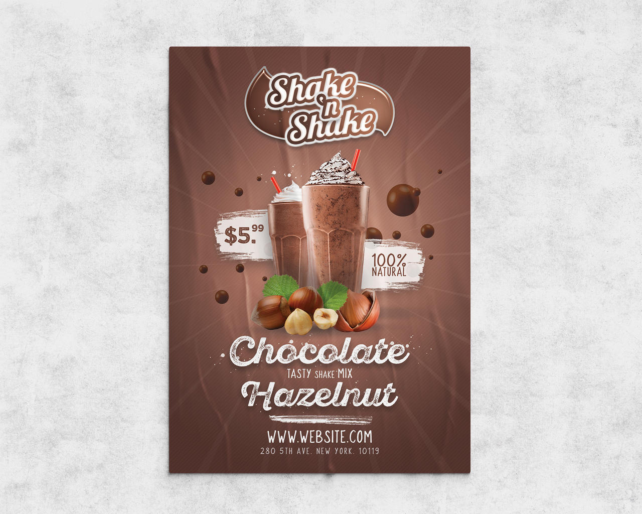 Shake Flyer Psd Template by expirium on DeviantArt