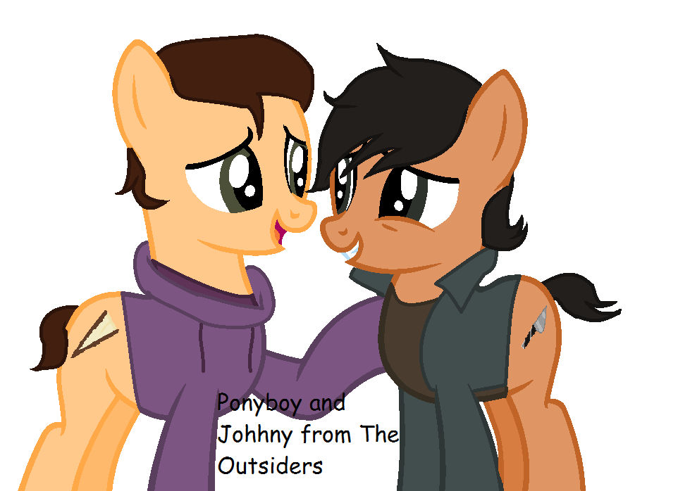 Ponyboy and Johnny from The Outsider (MLP) by ThatOneArtMare on DeviantArt