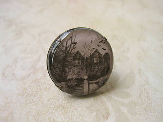 Haunted House Clay Ring