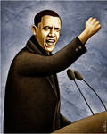 Barack Obama by BenHeine