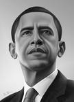 Barack Obama Portrait - 2 -