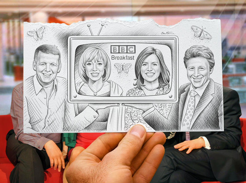 Pencil Vs Camera-BBC Breakfast